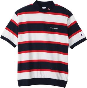 Мужская футболка для гольфа Champion, короткий рукав, антибактериальная, влагоотводящая, быстросохнущая, с защитой от УФ-излучения, логотипом One Point, воротником-стойкой, C3-ZG301, темно-синий