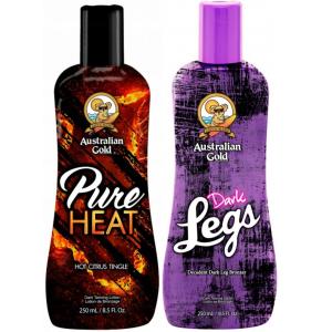Австралийское золото Pure Heat Tingle Effect + Dark Legs для ног Australian Gold