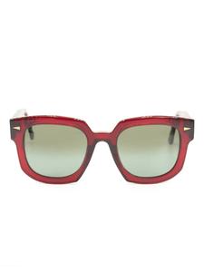 Ahlem солнцезащитные очки в граненой оправе, красный