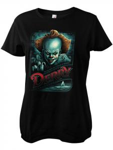 Футболка Pennywise In Derry Girly Tee черного цвета It