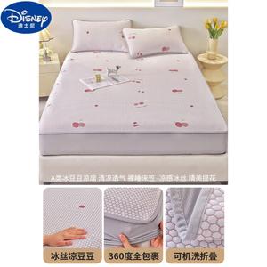 Disney Простыня на резинке 180х220 см, охлаждающая, из ледяного шелка, цвет Xiaoyingtao, класс А для мам и малышей, машинная стирка