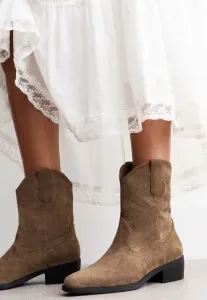 Ковбойские/Байкерские сапоги New Look, Camel