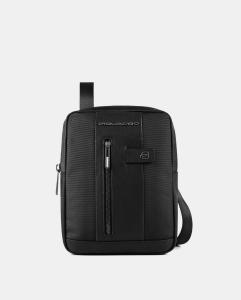 Piquadro мужская черная сумка через плечо на молнии Piquadro, черный