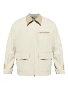 Хлопковая куртка с цветочной молнией KENZO