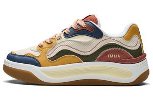 Kappa Низкие износостойкие кроссовки для скейтбординга унисекс, белые, золотистые, синие