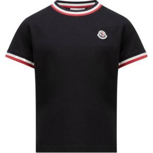 Детская футболка Moncler, черный
