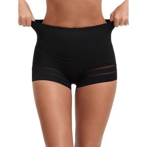 Женские шорты-шэйпер с высокой талией и сетчатыми вставками Inspire Chic, Black