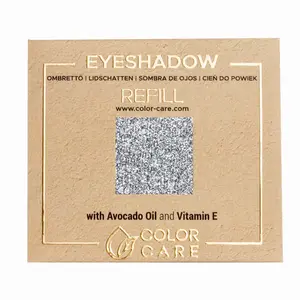 Веганские жемчужные тени для век - 146 ртуть Color Care Pearl - Black Grey White, 2 гр