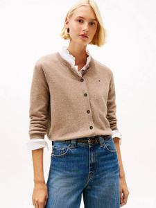 Кардиган из шерстяной смеси Medium с круглым вырезом Tommy Hilfiger