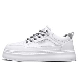 YEARCON Повседневные нескользящие скейтерские кеды мужские бело-серые, цвет White Gray