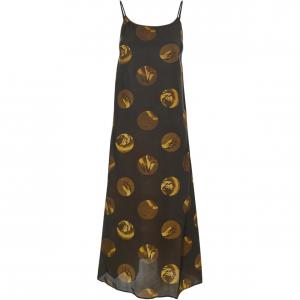 UMA WANG Коричневое платье-комбинация для женщин