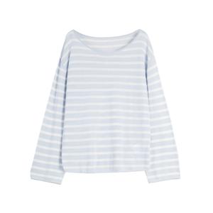 Трикотажный топ женский с лодочкой Moderate ELLE, stripes