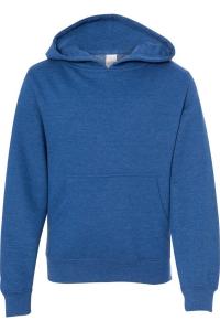 Independent Trading Co. Молодежная толстовка с капюшоном средней толщины, цвет royal heather