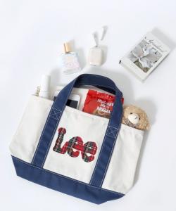 Сумка-тоут Lee, мини-тоут, холст, вышитый логотип, унисекс