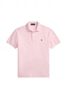 Поло с логотипом Polo Ralph Lauren, розовый