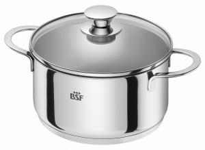 Сквородка 30 л Bsf, серебряный