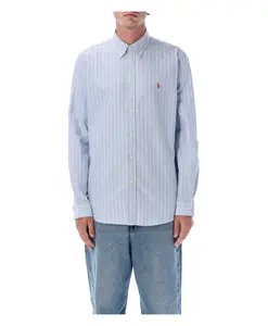 Рубашка, сшитая на заказ, для идеальной посадки. Polo Ralph Lauren, синий