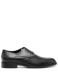 BOSS туфли дерби с тисненым логотипом, черный