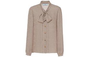 Рубашка женская светло-коричневая Prada