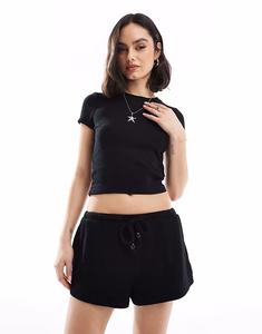 Легкие пляжные шорты Cotton On черного цвета Cotton:On