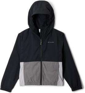 Columbia Girls Tabor Trail ветровка, Black/Columbia Grey/City Grey