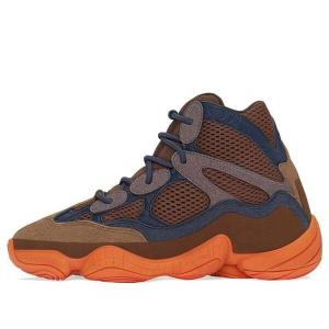 Кроссовки 500 высокие Adidas Yeezy, коричневый