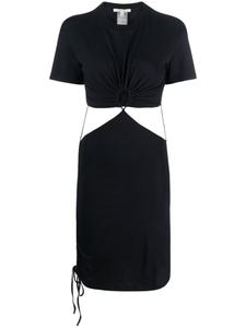 Nensi Dojaka платье-футболка длины мини с вырезом, черный