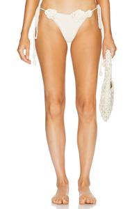 Низ бикини крючком nora Tularosa, белый