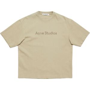 Футболка свободного кроя Acne Studios, хаки