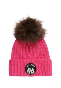 Superdry & Co Шапка в розовом цвете