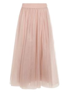 Юбка-солнце из тюля Fabiana Filippi, розовый