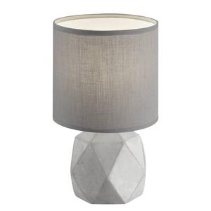 Настольная лампа Trio Pike, ткань / бетон - 1-светло-серый