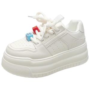 Alxnan Низкие женские кроссовки для скейтбординга цвета слоновой кости