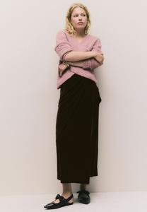 Юбка Next Wrap skirt, Chocolate Brown Matte/Brown