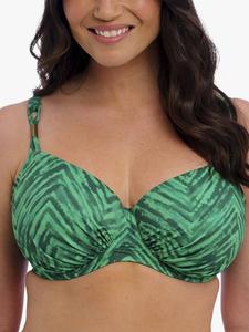Топ бикини Punta Mita с косточками и сборками Fantasie, Emerald