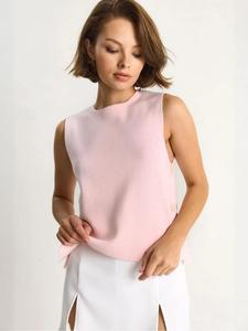 Bianco Lucci Вязаный топ в розовом цвете