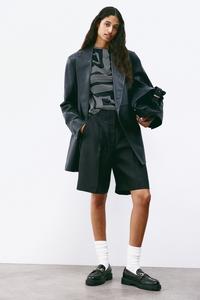 Драпированная блузка H&M, черный