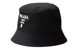 Футболка с вышитым логотипом Drill Bucket Hat PRADA