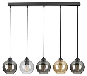 Подвесной светильник Kiki Design Bergen V, черный - золотой - прозрачный