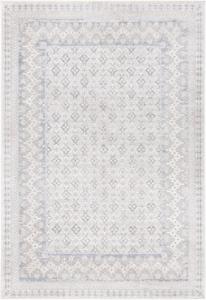 Ковер SAFAVIEH, 61 x 122 см, Brentwood Collection, Ivory & Grey, дизайн Oriental Distressed, без линьки и простой в уходе, идеален для помещений с высокой проходимостью: прихожая, гостиная, спальня (BNT899B)