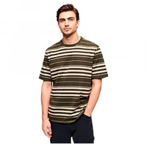 Футболка Superdry Relaxed Fit Stripe Short Sleeve Round Neck, зеленый