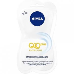 Q10 Укрепляющая тканевая маска для лица против морщин с сывороткой, Nivea