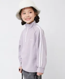 Легкая флисовая толстовка с застежкой-молнией до середины груди, модель 2025AW Devirock, цвет 007-Line-D Violet