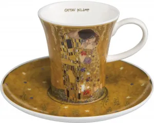 Чашка для эспрессо Goebel "The Kiss", золотистого цвета Ø 7,5 см, цвет bunt
