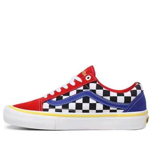Кроссовки brighton zeuner x old skool pro 'red checker blue' Vans, синий