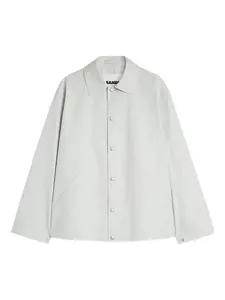 Куртка с логотипом JIL SANDER, серый