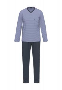 Мужские пижамы с v-образным вырезом AMMANN, цвет Dark Saphir