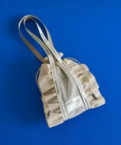 Сетчатая сумка для обуви с оборками (на заказ)