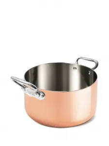 Кастрюля с медными ручками Pentole Agnelli, оранжевый