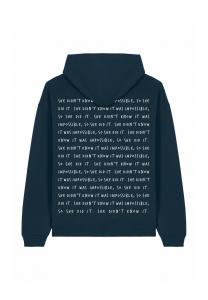 Толстовка с капюшоном SHE DIDNT KNOW IT WAS IMPOSSIBLE - Sweatshirt Mira Paris, темно-синий